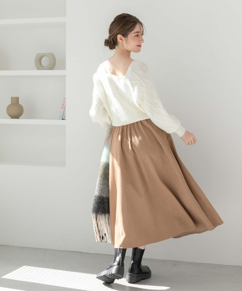 fifth（フィフス）の「【スタイリストプロデュース】サイドゴアトラックソールブーツ（ブーツ・レディース・ホワイト/ブラック・LL/S/L/M）」の13枚目の写真