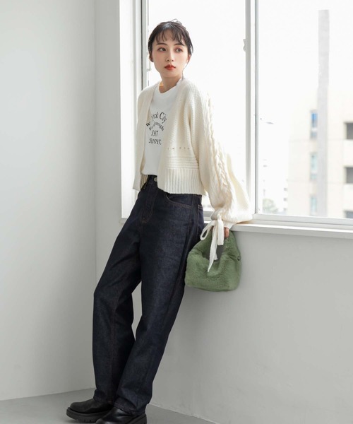 fifth（フィフス）の「【スタイリストプロデュース】サイドゴアトラックソールブーツ（ブーツ・レディース・ホワイト/ブラック・LL/S/L/M）」の5枚目の写真