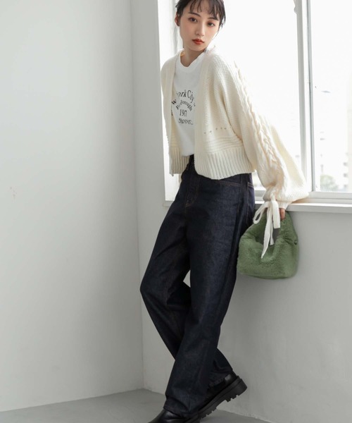 fifth（フィフス）の「【スタイリストプロデュース】サイドゴアトラックソールブーツ（ブーツ・レディース・ホワイト/ブラック・LL/S/L/M）」の6枚目の写真