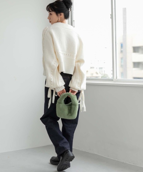 fifth（フィフス）の「【スタイリストプロデュース】サイドゴアトラックソールブーツ（ブーツ・レディース・ホワイト/ブラック・LL/S/L/M）」の7枚目の写真