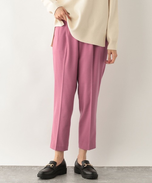 GLOBAL WORK（グローバルワーク）の「あったかウツクシルエットテーパードパンツ/295544（その他パンツ・レディース・ライトブルー/ブラック/ネイビー/ピンク/オレンジ/アイボリー/モカ/グリーン系その他4・SMALL/MEDIUM/LARGE/X-LARGE/XX-LARGE/X-SMALL）」の12枚目の写真