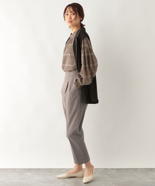 GLOBAL WORK（グローバルワーク）の「あったかウツクシルエットテーパードパンツ/295544（その他パンツ・レディース・ライトブルー/ブラック/ネイビー/ピンク/オレンジ/アイボリー/モカ/グリーン系その他4・SMALL/MEDIUM/LARGE/X-LARGE/XX-LARGE/X-SMALL）」の10枚目の写真