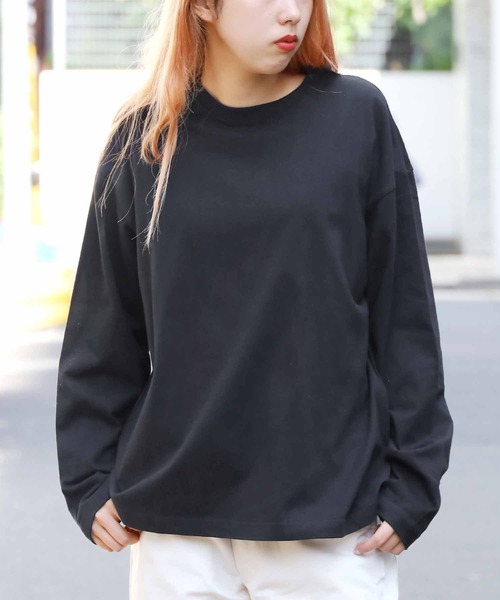 UNIVERSAL OVERALL(ユニバーサルオーバーオール)の「UNIVERSAL OVERALL/ユニバーサルオーバーオール WIDE HEAVY 2PACKS LONG SLEEVE TEE パックTシャツ ヘヴィーウェイト(Tシャツ/カットソー・メンズ・ホワイト/ブラック/グレー・M/S/L/XL)」の11枚目の写真