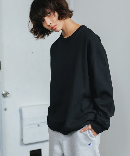 UNIVERSAL OVERALL(ユニバーサルオーバーオール)の「UNIVERSAL OVERALL/ユニバーサルオーバーオール WIDE HEAVY 2PACKS LONG SLEEVE TEE パックTシャツ ヘヴィーウェイト(Tシャツ/カットソー・メンズ・ホワイト/ブラック/グレー・M/S/L/XL)」の13枚目の写真