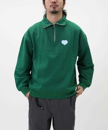 スマボハーフジップスウェット