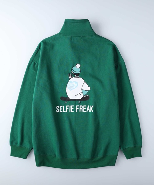 Right-on（ライトオン）の「スマボハーフジップスウェット（スウェット・メンズ・グリーン/オフホワイト/サックスブルー/グレー・XL/L/M）」の11枚目の写真