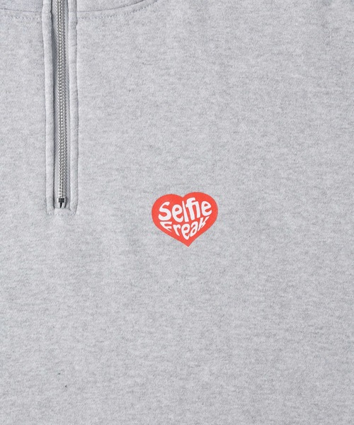 Right-on（ライトオン）の「スマボハーフジップスウェット（スウェット・メンズ・グリーン/オフホワイト/サックスブルー/グレー・XL/L/M）」の15枚目の写真