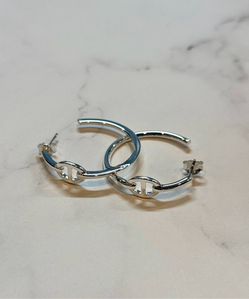 blatto（ブラット）の「【blatto 925silver】anchor 925 ホワイトシルバー 両耳ピアス bla-pierce-anchor-1（ピアス（両耳用）・メンズ・F/A/E/C/D/G/B・FREE）」の19枚目の写真