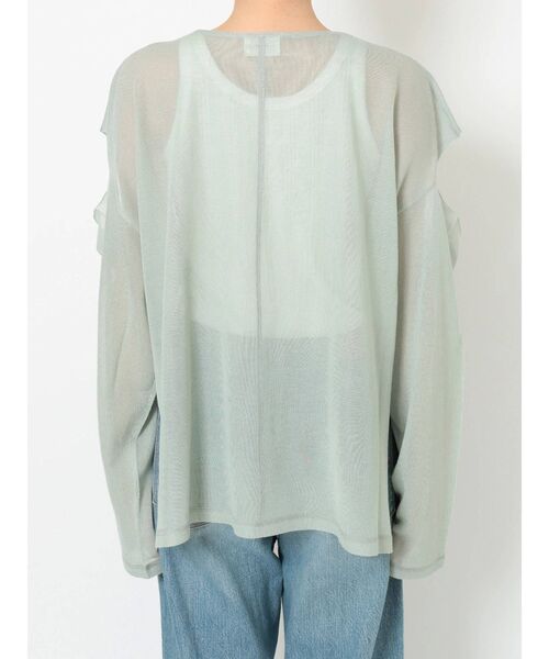 Ungrid（アングリッド）の「ショルダーカットシアーニット（ニット/セーター・レディース・ミント/ブルー/オレンジ/イエロー・FREE）」の18枚目の写真