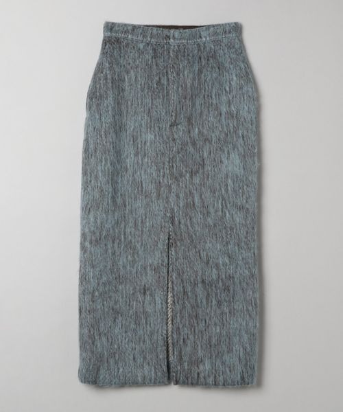 JEANASIS（ジーナシス）の「シャギ－ウールナロースカート/173578（スカート・レディース・ブラック系その他/ブルー系その他/ブルー・SMALL/MEDIUM）」の4枚目の写真