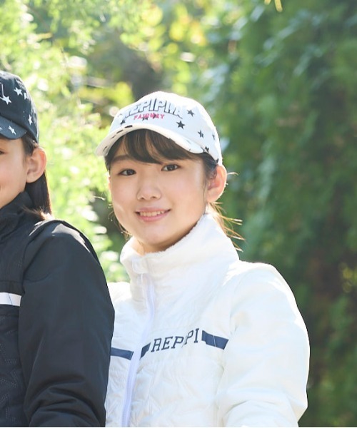 repipi armario(レピピ アルマリオ)の「【repipi armario / レピピアルマリオ】キッズツイルキャップ(キャップ・キッズ・ブラック/ホワイト・56)」の13枚目の写真