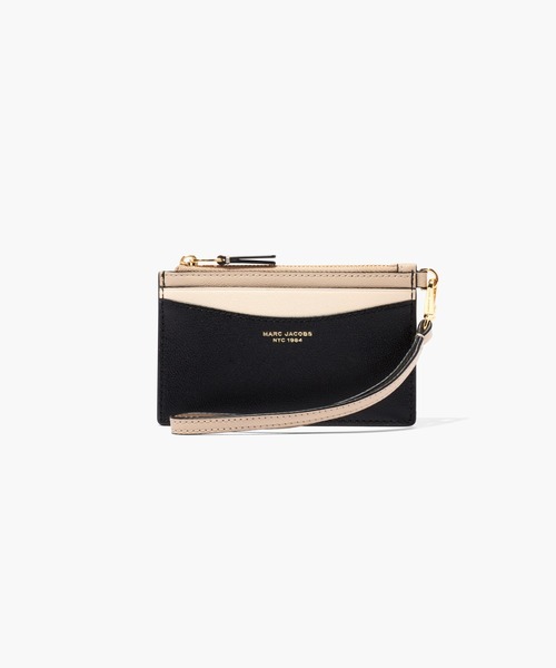THE SLIM84 COLOR BLOCKED TOP ZIP WRISTLET/ザ スリム 84 カラーブロック トップ ジップ リストレット ウォレット
