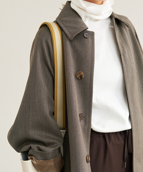 FRAMeWORK(フレームワーク)の「【COUTURE D`ADAM/クチュールドアダム】Gabardine Bal Collar コート(その他アウター・レディース・ベージュ・38)」の15枚目の写真