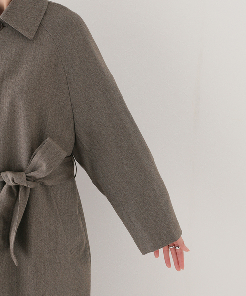 FRAMeWORK(フレームワーク)の「【COUTURE D`ADAM/クチュールドアダム】Gabardine Bal Collar コート(その他アウター・レディース・ベージュ・38)」の21枚目の写真
