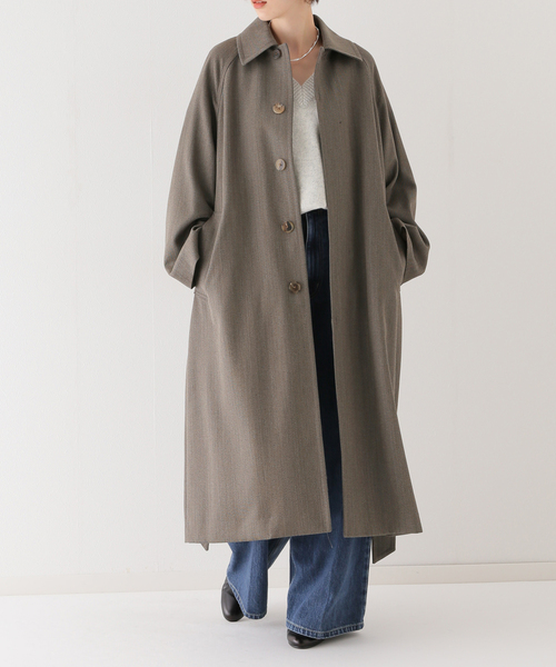 FRAMeWORK(フレームワーク)の「【COUTURE D`ADAM/クチュールドアダム】Gabardine Bal Collar コート(その他アウター・レディース・ベージュ・38)」の11枚目の写真