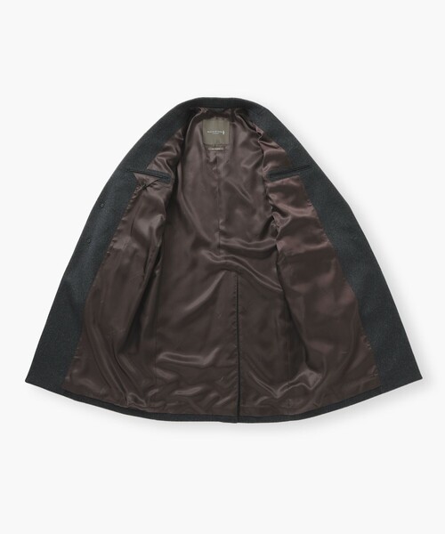 MACKINTOSH LONDON（マッキントッシュ ロンドン）の「ウールカシミヤビーバーチェスターフィールドコート（チェスターコート・メンズ・ネイビー/チャコールグレー・40/38）」の6枚目の写真