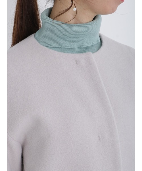 Te chichi（テチチ）の「ノーカラーコート（ノーカラーコート・レディース・ベージュ/グレー/ブルー・ﾌﾘ-）」の8枚目の写真