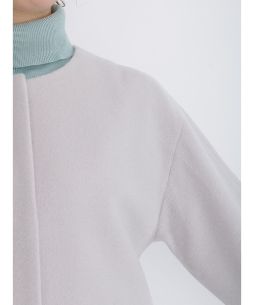 Te chichi（テチチ）の「ノーカラーコート（ノーカラーコート・レディース・ベージュ/グレー/ブルー・ﾌﾘ-）」の16枚目の写真