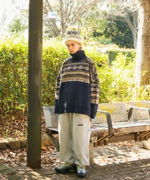 WudgeBoy | nordic color turtle knit(ニット/セーター)