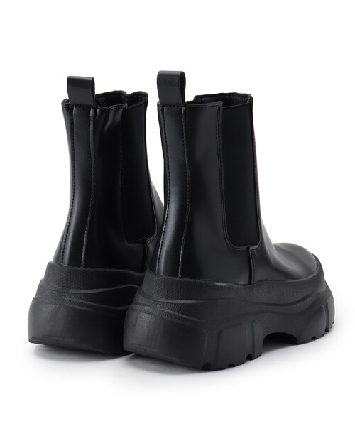 cs T&P（シーエスティーアンドピー）の「厚底スニーカーソールサイドゴアブーツ csT&P（ブーツ・レディース・ブラック・S/M/L/LL）」の6枚目の写真