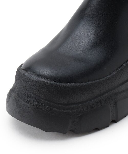 cs T&P（シーエスティーアンドピー）の「厚底スニーカーソールサイドゴアブーツ csT&P（ブーツ・レディース・ブラック・S/M/L/LL）」の10枚目の写真