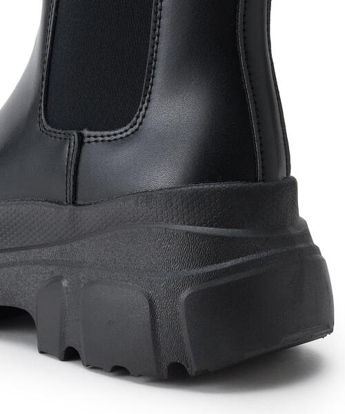 cs T&P（シーエスティーアンドピー）の「厚底スニーカーソールサイドゴアブーツ csT&P（ブーツ・レディース・ブラック・S/M/L/LL）」の11枚目の写真