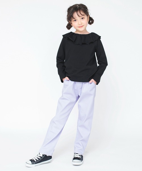 BRANSHES(ブランシェス)の「【マカロンパンツ】テーパードシルエットロングパンツ(その他パンツ・キッズ・ピンク/キナリ/ネイビー/ブラック/アイボリー/ピンクベージュ/ラベンダー/ライム・100/110/120/130/140/90/150/160)」の19枚目の写真