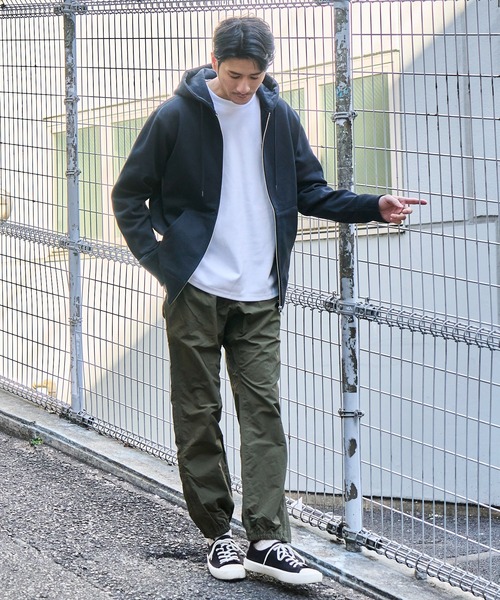 UNIVERSAL OVERALL】別注 リラックスフィット 刺繍 ポンチ半袖Tシャツ