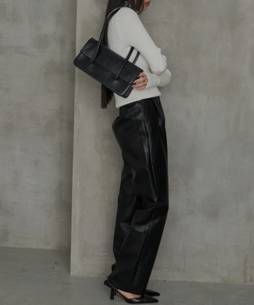 FIG&VIPER(フィグアンドバイパー)の「スクエアハンドバッグ(ショルダーバッグ・レディース・ホワイト/ブラック・FREE)」の21枚目の写真