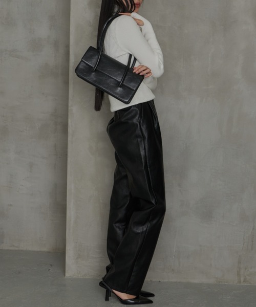 FIG&VIPER(フィグアンドバイパー)の「スクエアハンドバッグ(ショルダーバッグ・レディース・ホワイト/ブラック・FREE)」の22枚目の写真