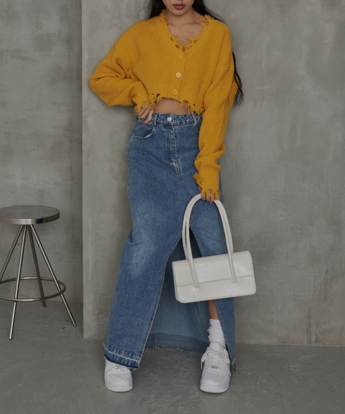 FIG&VIPER(フィグアンドバイパー)の「スクエアハンドバッグ(ショルダーバッグ・レディース・ホワイト/ブラック・FREE)」の9枚目の写真