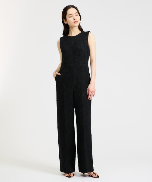 ESTNATION(エストネーション)の「【VERY 3月号掲載】ESTNATION / ファンシーツィードオールインワン(つなぎ/オールインワン・レディース・ホワイト/ピンク/ブラック・36/38)」の14枚目の写真