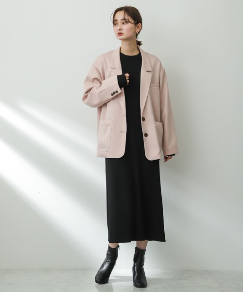 SENSE OF PLACE by URBAN RESEARCH(センスオブプレイスバイアーバンリサーチ)の「テーラードジャケット(テーラードジャケット・レディース・オフホワイト/ピンク・ONE)」の21枚目の写真