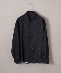 Art re A select（アトリエセレクト）の「Drape Georgette Whole Pattern Oversized Shirt/とろみドレープジョーゼット 総柄長袖オーバーサイズシャツ（シャツ/ブラウス）」