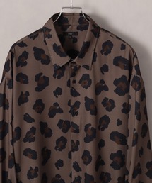 Art re A select（アトリエセレクト）の「Drape Georgette Whole Pattern Oversized Shirt/とろみドレープジョーゼット 総柄長袖オーバーサイズシャツ（シャツ/ブラウス）」