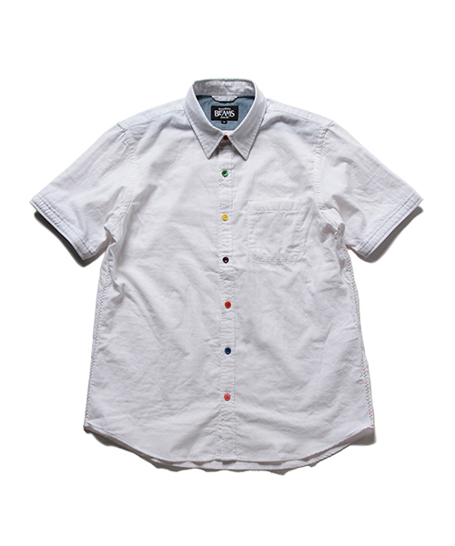 BEAMS(ビームス)の「BEAMS / ダブルガーゼ カザリステッチ ミニレギュラー 半袖 シャツ(シャツ/ブラウス・メンズ・ブルー系その他/ネイビー/ホワイト・LARGE/MEDIUM/SMALL/X-LARGE)」の20枚目の写真