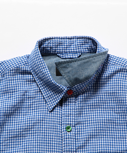 BEAMS(ビームス)の「BEAMS / ダブルガーゼ カザリステッチ ミニレギュラー 半袖 シャツ(シャツ/ブラウス・メンズ・ブルー系その他/ネイビー/ホワイト・LARGE/MEDIUM/SMALL/X-LARGE)」の10枚目の写真