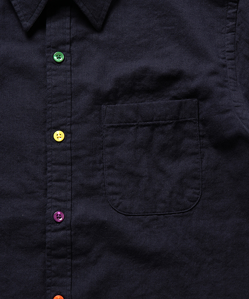 BEAMS(ビームス)の「BEAMS / ダブルガーゼ カザリステッチ ミニレギュラー 半袖 シャツ(シャツ/ブラウス・メンズ・ブルー系その他/ネイビー/ホワイト・LARGE/MEDIUM/SMALL/X-LARGE)」の5枚目の写真