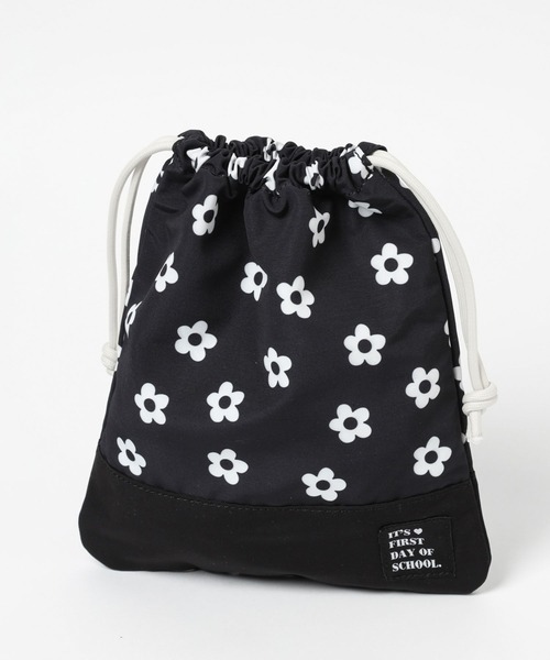 GLOBAL WORK（グローバルワーク）の「洗えるスクール／巾着M/182246（エコバッグ/サブバッグ・キッズ・ブルー系その他/ライトパープル/ライトブルー/ブラック/その他/グレー系その他/ミント・FREE）」の3枚目の写真