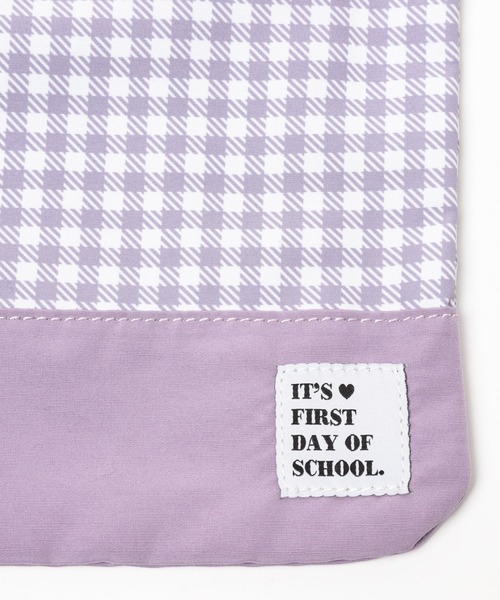 GLOBAL WORK（グローバルワーク）の「洗えるスクール／巾着M/182246（エコバッグ/サブバッグ・キッズ・ブルー系その他/ライトパープル/ライトブルー/ブラック/その他/グレー系その他/ミント・FREE）」の9枚目の写真