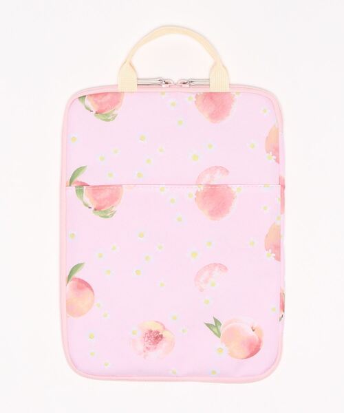 HAKKA KIDS（ハッカキッズ）の「カモミールピーチプリントタブレットケース（ハンドバッグ・キッズ・サックスブルー/ピンク・FREE）」の5枚目の写真