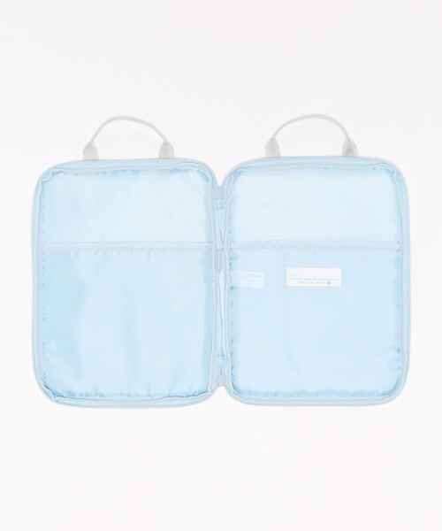 HAKKA KIDS（ハッカキッズ）の「カモミールピーチプリントタブレットケース（ハンドバッグ・キッズ・サックスブルー/ピンク・FREE）」の3枚目の写真