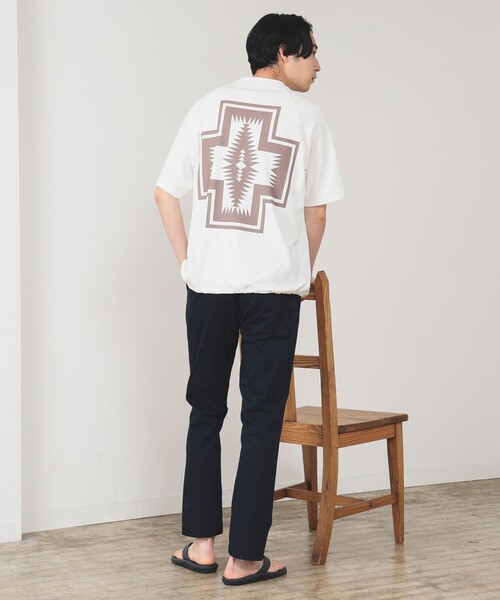 大人気！mnml★ヘル ベント Tシャツ BEAMS HEART（ビームス ハート）ペールトーン ダンボール ロゴ