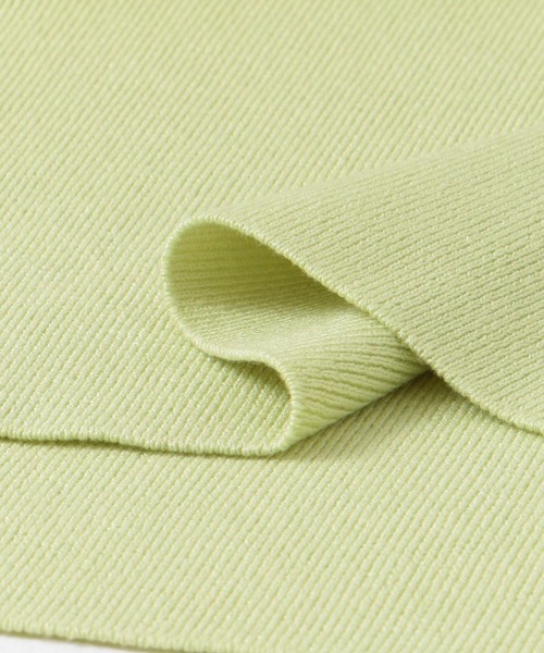 SENSE OF PLACE by URBAN RESEARCH（センスオブプレイスバイアーバンリサーチ）の「シアーボリュームスリーブセーター（ニット/セーター・レディース・イエロー/モカ/ブラック・ONE）」の9枚目の写真