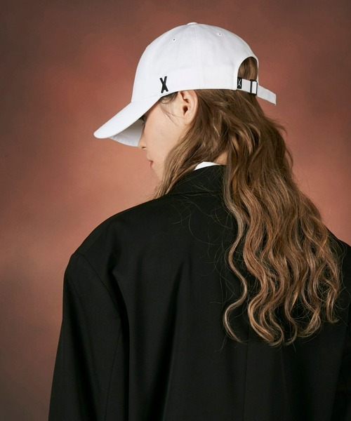 VARZAR(バザール)の「VARZAR(バザール)/Matte stud over fit ball cap black/マットスタッズ オーバーフィット ベースボール キャップ(キャップ・レディース・ブラック/ホワイト・FREE)」の10枚目の写真