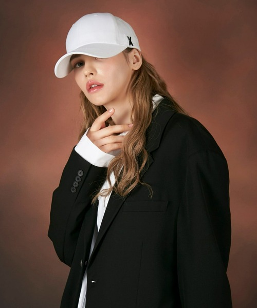 VARZAR(バザール)の「VARZAR(バザール)/Matte stud over fit ball cap black/マットスタッズ オーバーフィット ベースボール キャップ(キャップ・レディース・ブラック/ホワイト・FREE)」の13枚目の写真