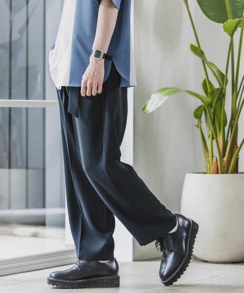 RAGEBLUE（レイジブルー）の「ベルト付き/ラグイージーワイド