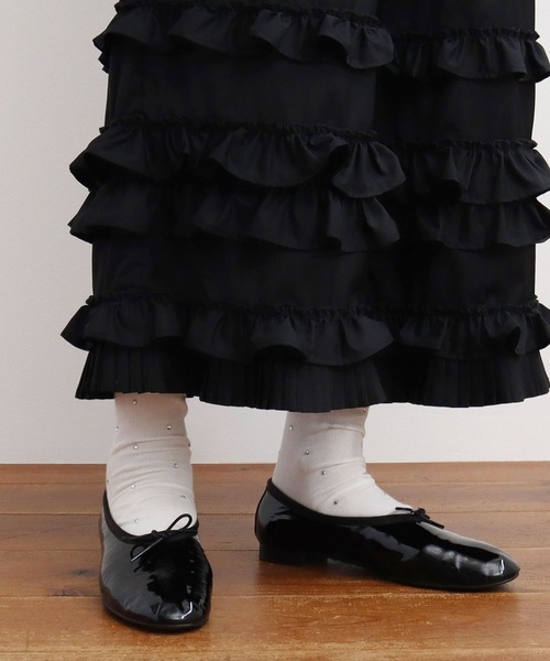 fig London(フィグロンドン)の「crystal socks(ソックス/靴下・レディース・ブラック/ホワイト・FREE)」の9枚目の写真