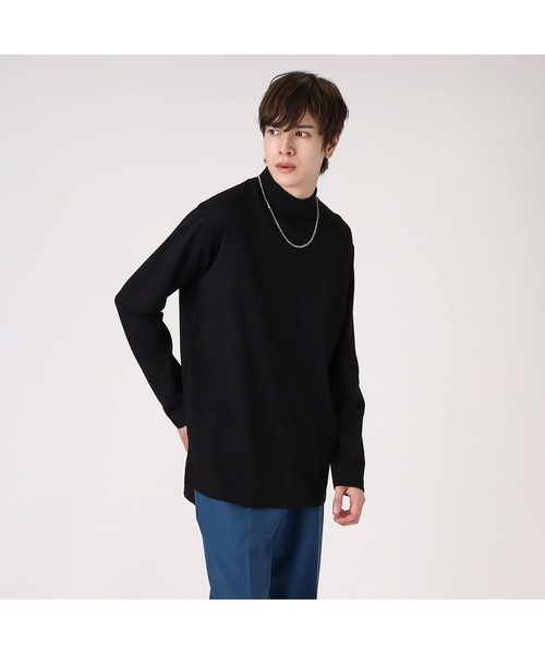 tk.TAKEO KIKUCHI(ティーケータケオキクチ)の「◆ネックレス付きタートルネックカットソー(Tシャツ/カットソー・メンズ・ブラック/ホワイト・01/02/03)」の11枚目の写真