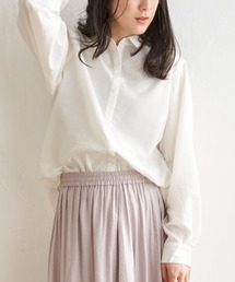 ikka | 【雑誌 InRed 5月号掲載】フレンチリネンMIX長袖シャツ(シャツ/ブラウス)